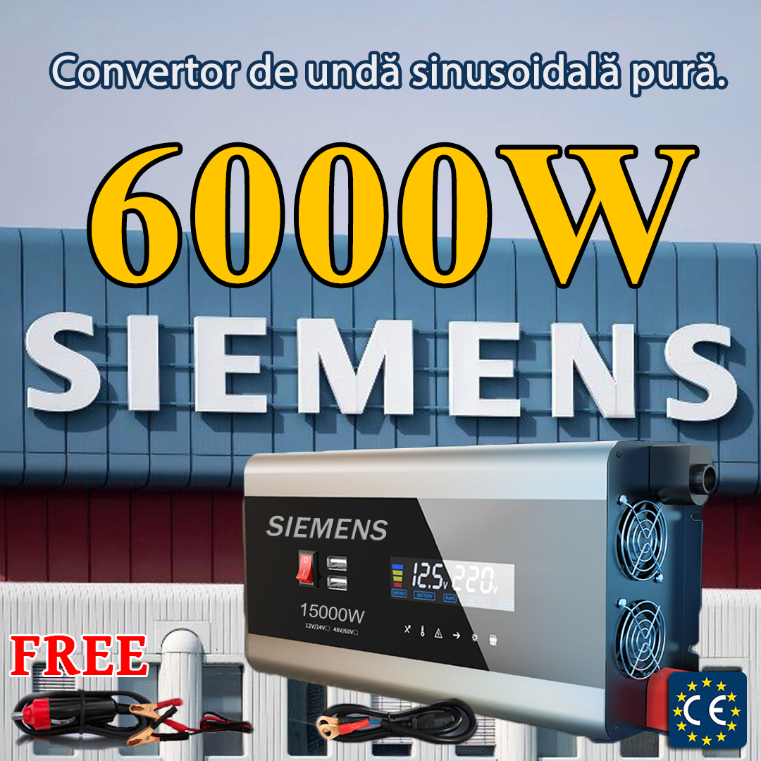 【SIEMENS】Invertor cu undă sinusoidală pură 6000w