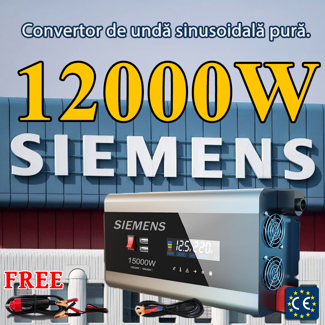 【SIEMENS】Čistý sinusový měnič12000w